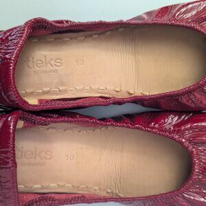 Tieks Size 10 Woman Red Ballet Shoes